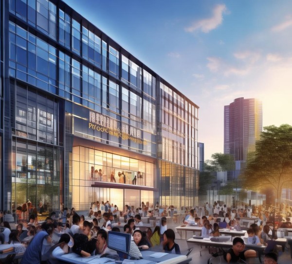 长沙现代商贸学校项目部，绽放未来，成就梦想—创新教育，服务社会，助力未来